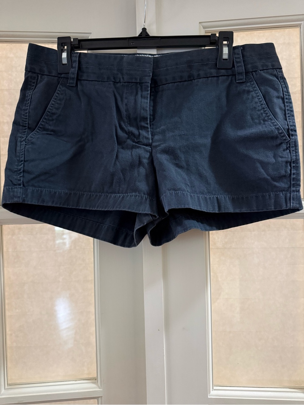 J. Crew Dark Navy Cotton Chino Shorts